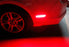 Smoked Lens LED Rear Side Markers w/ 54 Red LED Lights For 2005-09 Ford Mustang