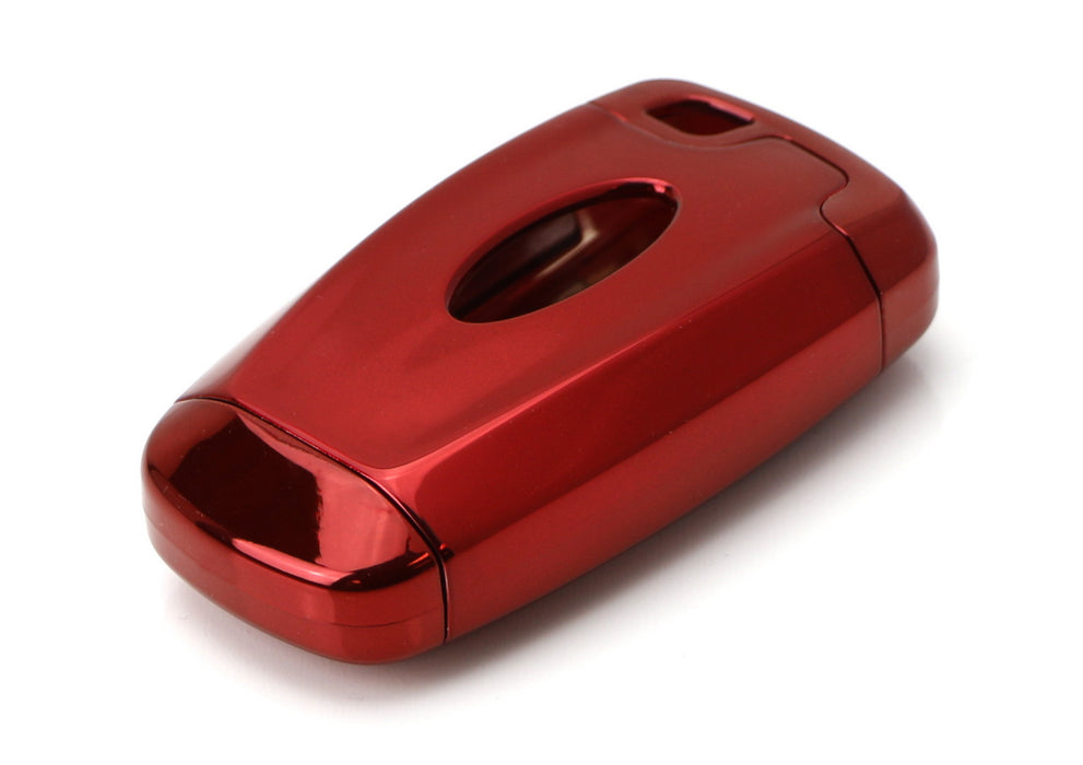 Red TPU Key Fob Protective Case For 17-up Ford Edge Fusion, 18-up Mustang F-150