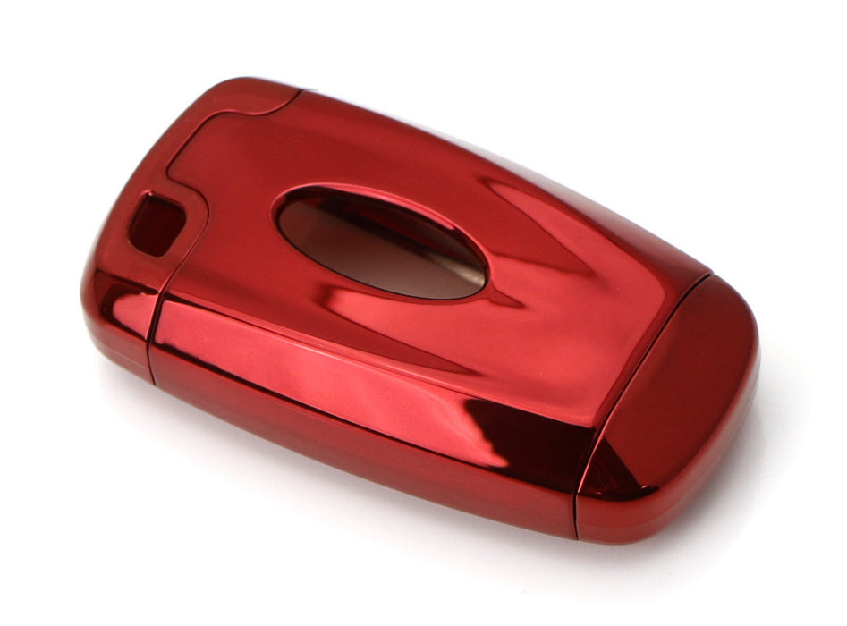 Red TPU Key Fob Protective Case For 17-up Ford Edge Fusion, 18-up Mustang F-150