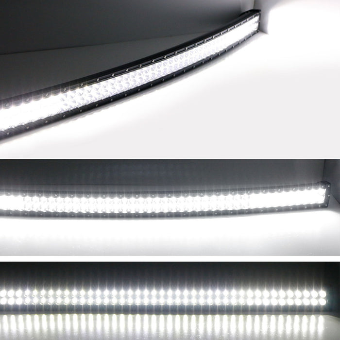 40" 240W Curved LED Light Bar w/ Above Bumper Mounts, Wiring For 17-20 Raptor