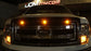 3pc Ford SVT Raptor Style LED Amber Grille Lighting Kit, Universal Fit Truck SUV