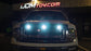 3pc Ford SVT Raptor Style LED Ice Blue Grille Light Kit, Universal Fit Truck SUV