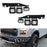 White 100W LED Lower Bumper Fog Light Kit w/ Bracket Wire For 17-20 Ford Raptor