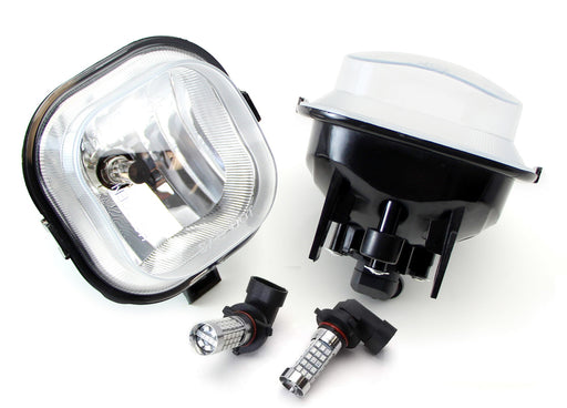 OE-Spec Fog Lights w/ Ice Blue H10 LED Bulbs For Ford F250 F350 F450 Excursion