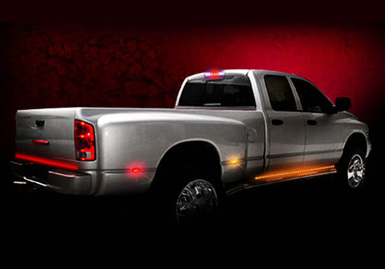 Clear Lens LED Fender Bed Side Marker Lights For Dodge RAM 2500 3500 HD Truck