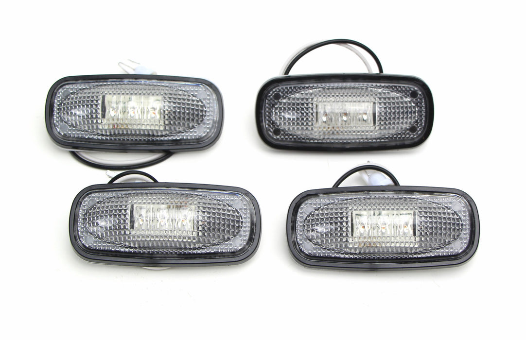 Clear Lens LED Fender Bed Side Marker Lights For Dodge RAM 2500 3500 HD Truck