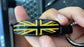 Gold Union Jack UK Flag Style Key Fob Shell For MINI Cooper 3rd Gen F55 F56 F57