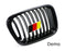 Germany Flag Emblem Badge w/ Grille/Mesh Mount Toggle Bolt Anchor For Euro Car