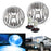 OEM-Spec Clear Lens Fog Light Kit w/ Ice Blue SMD LED Bulbs For 07-13 GMC Sierra