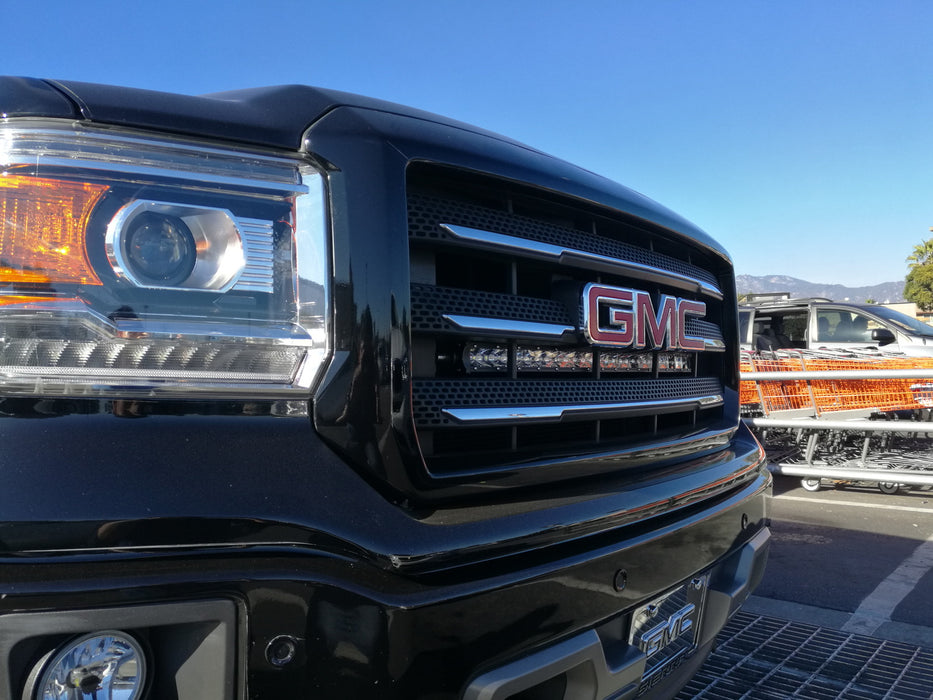 150W 30" CREE LED Light Bar w/Behind Grille Bracket, Wiring For 14-18 GMC Sierra