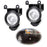 Projector Fog Lights w/LED Halo Rings For 01-06 GMC Yukon Denali, Sierra 1500...