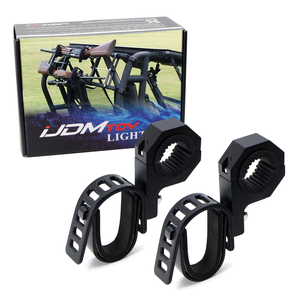 ATV UTV 1.75-2" Roll Bar Roof Mount Gun Rifle Holder Rack For Polaris RZR