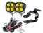 Yellow LED Ditch Light Kit w/ A-Pillar Mount Bracket/Relay For 10-23 Lexus GX460