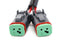 (2) Y-Shape Dual Outputs H11 H8 To Deutsch DT DTP Adapters Connectors Splitters