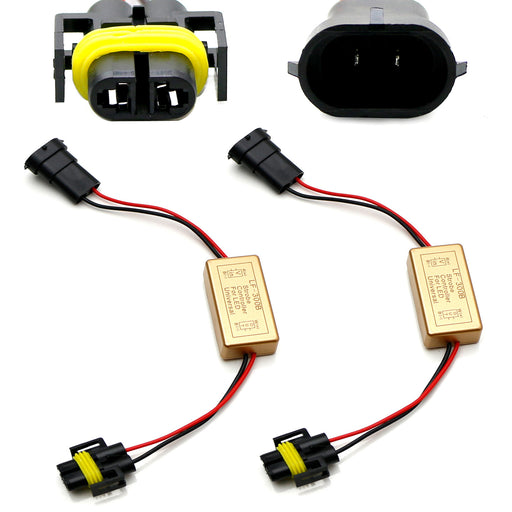 Plug-N-Play H11 H8 H9 Headlight Fog Driving Light Use Strobe Flash Module Box