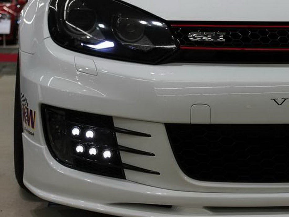 HID White 30W High Power Flexible LED Daytime Running Lights w/ Free Shape Style