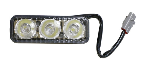 White High Power 3-LED Daytime Running Light Kit For Truck SUV 4x4 Behind Grille