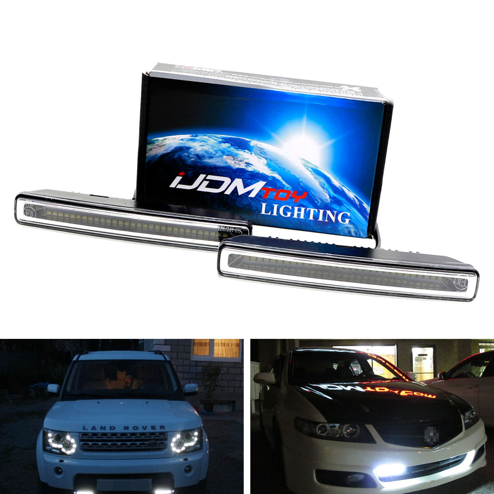 7-Inch Universal Fit Xenon White High Power 30-SMD LED Daytime Running Light Bar