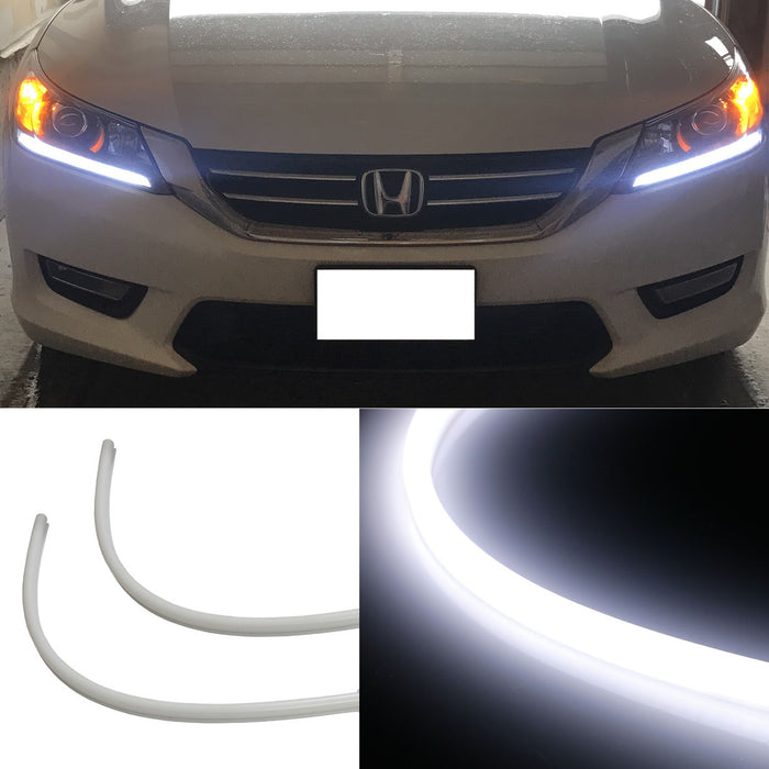 Even Illuminating Headlight LED DRL Lights Retrofit For 13-15 Honda Accord Sedan