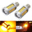 (2) CAN-bus 25W Amber LED Rear Turn Signal Bulbs For 2018-22 Honda Accord Sedan