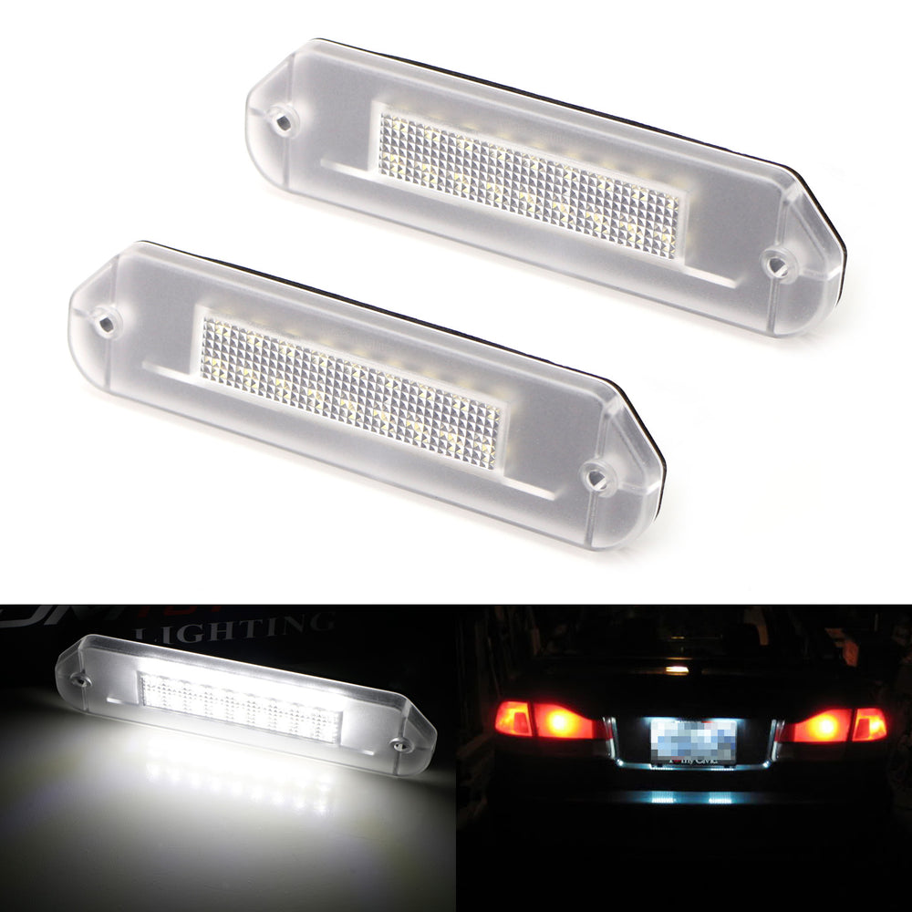 18-SMD Full LED License Plate Light Kit For 92-95 Gen5 or 96-00 Gen6 Civic Coupe