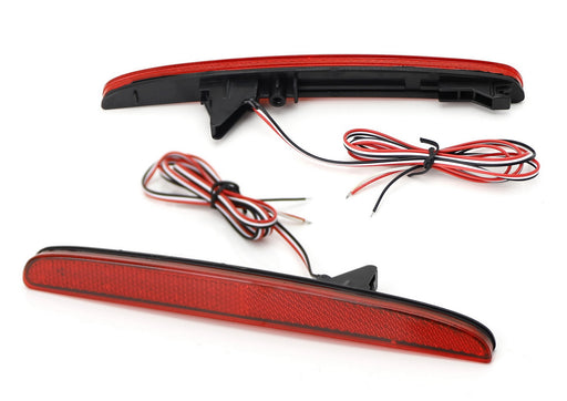 Red Lens 24-LED Bumper Reflector Light Kit For Civic Hatchback, SI, Type-R 4D