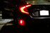 Red Lens 54-SMD LED Bumper Reflector Marker Lights For 16+ 10th Gen Honda Civic