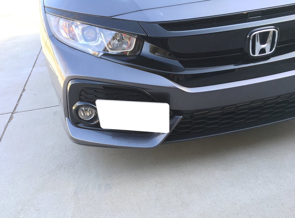 No Drill Front Grille Mesh Mount LicensePlate Relocator For 17-19 Honda Civic SI