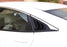 Black Racing Style Rear Side Window Scoop Air Vent/Louver For 16-21 Civic Sedan