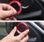 Red Upper Side Door Speaker Surrounding Ring Decoration For 2016-21 Honda Civic