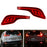 Red Lens Full LED Rear Bumper Reflector Tail/Brake Lights For 2017-19 Honda CR-V