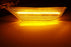 Clear Lens Full Amber LED Bumper Side Marker Lights For 2018-up Honda Odyssey