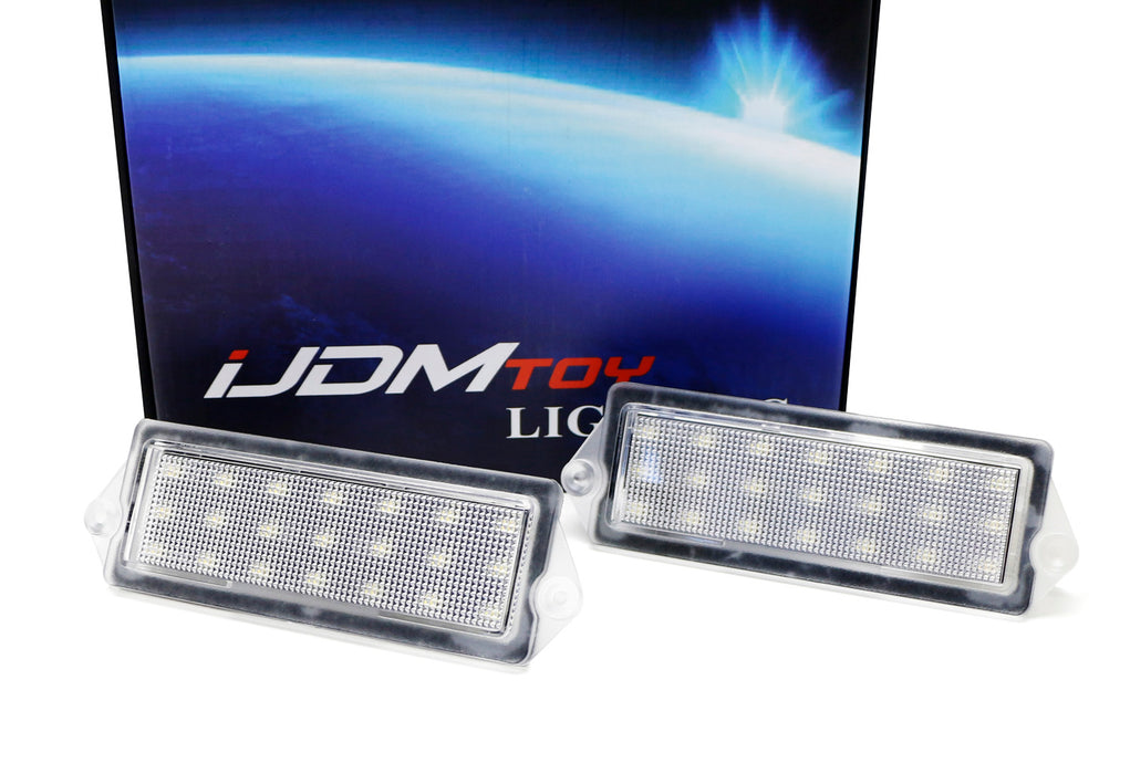 OE-Fit White 3W LED License Plate Lights For 03-07 Hummer H2 Rear Lift Gate Lamp