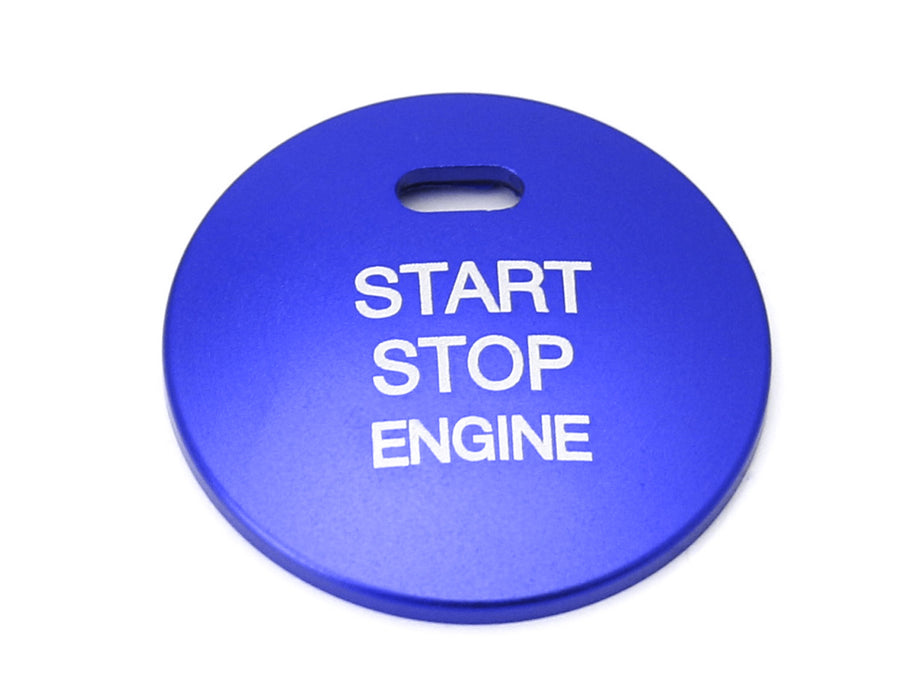 Blue Keyless Engine Push Start Button Trim For Hyundai Sonata Elantra Kia Optima