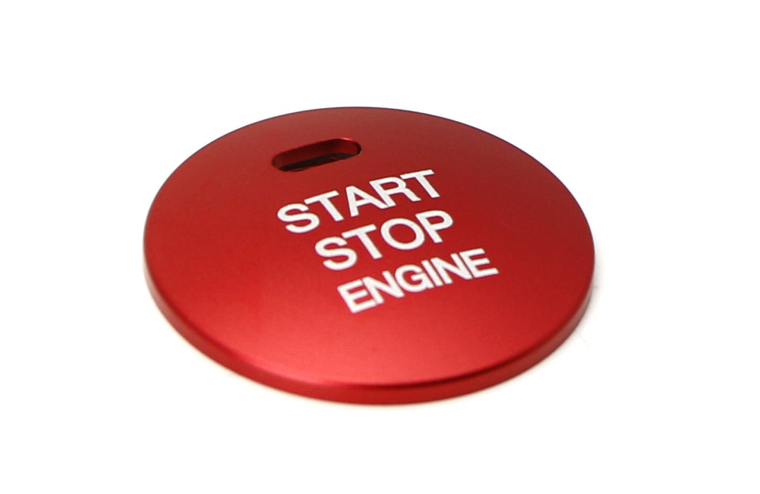 Red Keyless Engine Push Start Button Cover For Hyundai Sonata Elantra Kia Optima