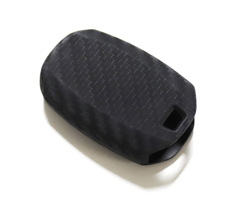 Carbon Fiber Soft Silicone Key Fob Cover For Hyundai Kona Veloster Elantra GT...