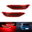 Red Lens JSR Style LED Bumper Reflectors, Rear Fog Lights For 16-21 Tucson IX35