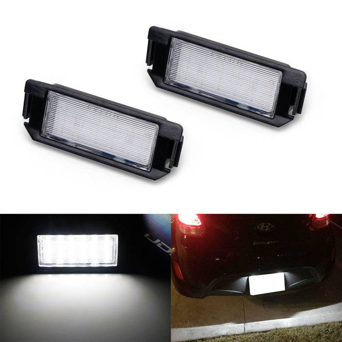 OEM-Replace 18-LED License Plate Lights For Hyundai Veloster Genesis 2D Kia Soul