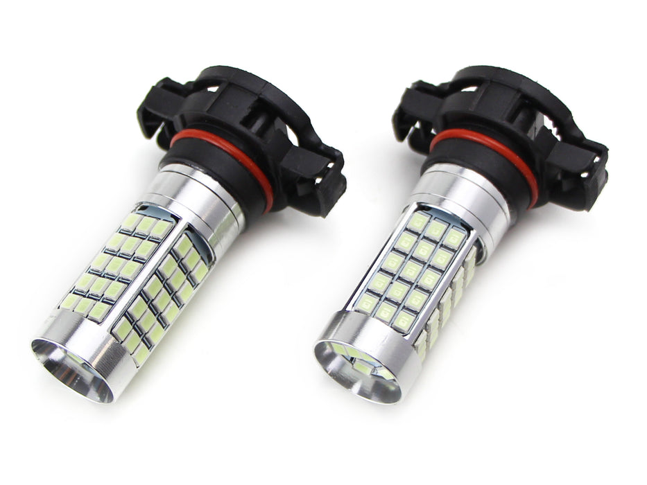 Ice Blue 69-SMD 5202 2504 PSX24W LED Bulbs For Fog Light, Daytime Running Lights