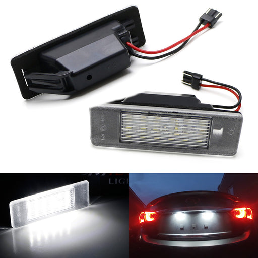 OEM-Replace 18-SMD LED License Plate Light Kit For Infiniti Q50, Nissan Juke etc