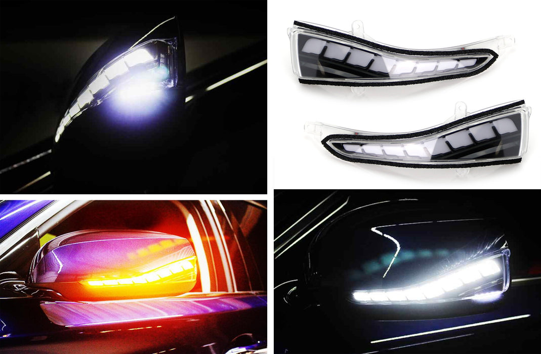 Side Mirror Sequential Blink LED Turn Signal Light For Infiniti Q50 Q70 Q60 QX30