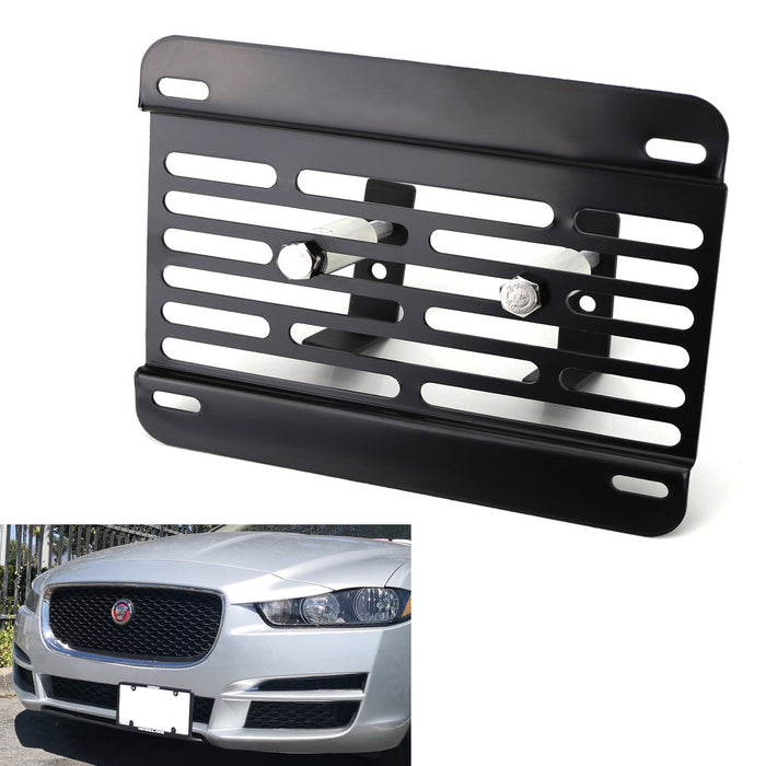 No Drill Front Grille Mesh Mount LicensePlate Relocator For Jaguar XE XF F-Pace