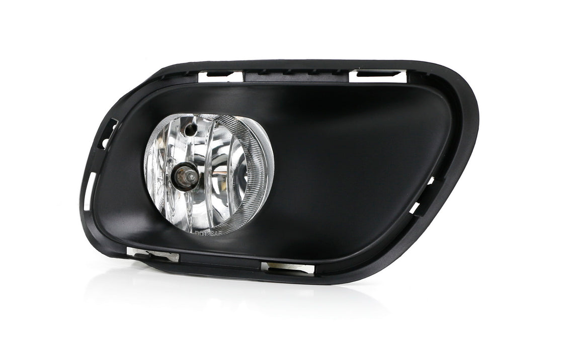 Clear Lens Fog Lights w/ Foglamp Bezel Covers, Wirings For 2014-18 Jeep Cherokee