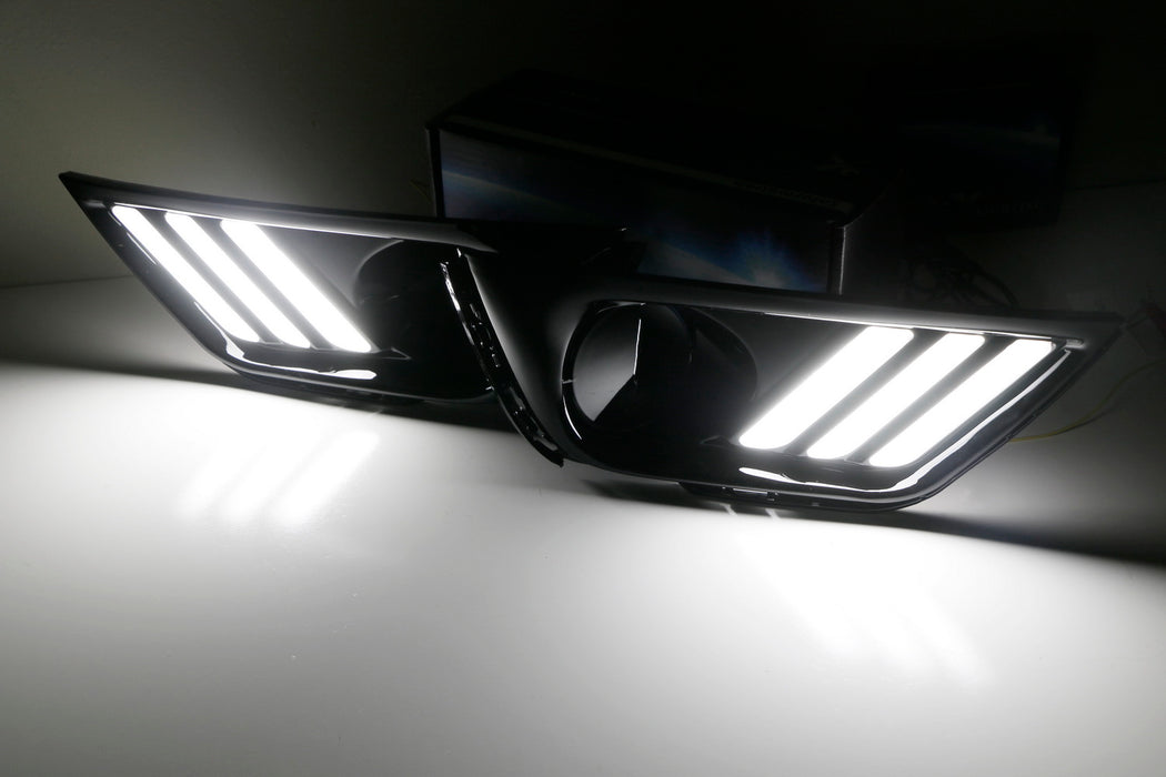 Switchback LED Daytime Lights w/ Sequential Turn Signal Lamps For 17-20 Compass