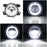 20W CREE LED Halo Ring Daytime Running Lights/Fog Lamps For Jeep Dodge Chrysler