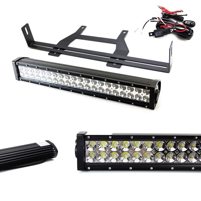 Behind Grille Mount 20" LED Light Bar w/Brackets For 2011-21 Jeep Grand Cherokee