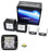 SAE Compliant Flood Beam White LED A-Pillar Mount Pod Light Kit For Wrangler JL