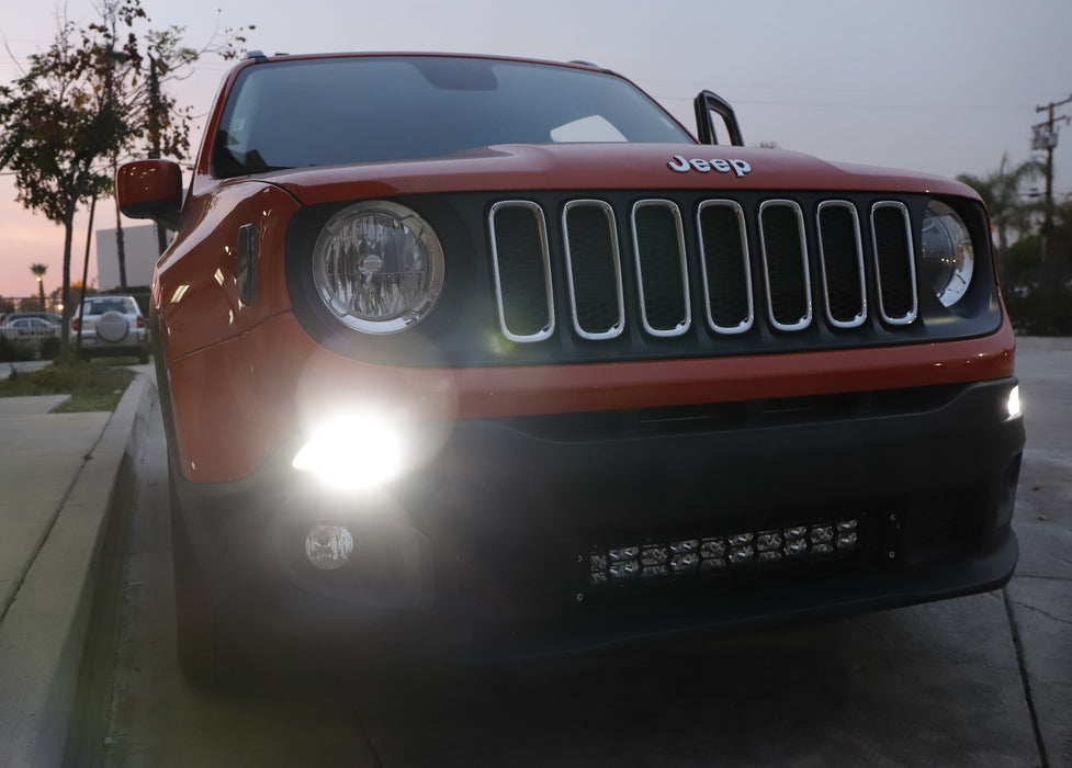 LED DRL/Turn Signal Lights w/ No Hyper Flash Fix Combo For 2015-19 Jeep Renegade