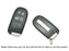 Black Carbon Fiber Pattern Smart Key Holder For Dodge Charger Challenger, Jeep..