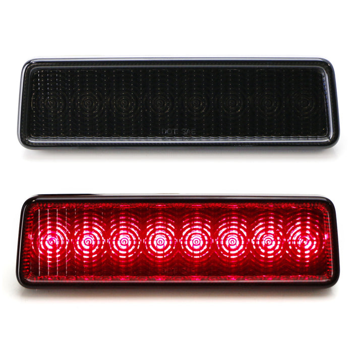 Smoked Lens F1 Style Strobe LED 3rd Brake Light For 2007-17 Jeep Wrangler JK JKU